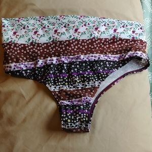 High waisted bikini bottoms